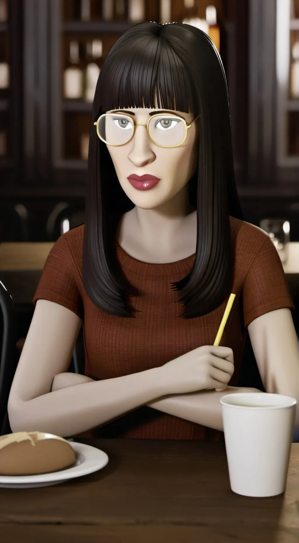 ai character: Mujer (USM) background