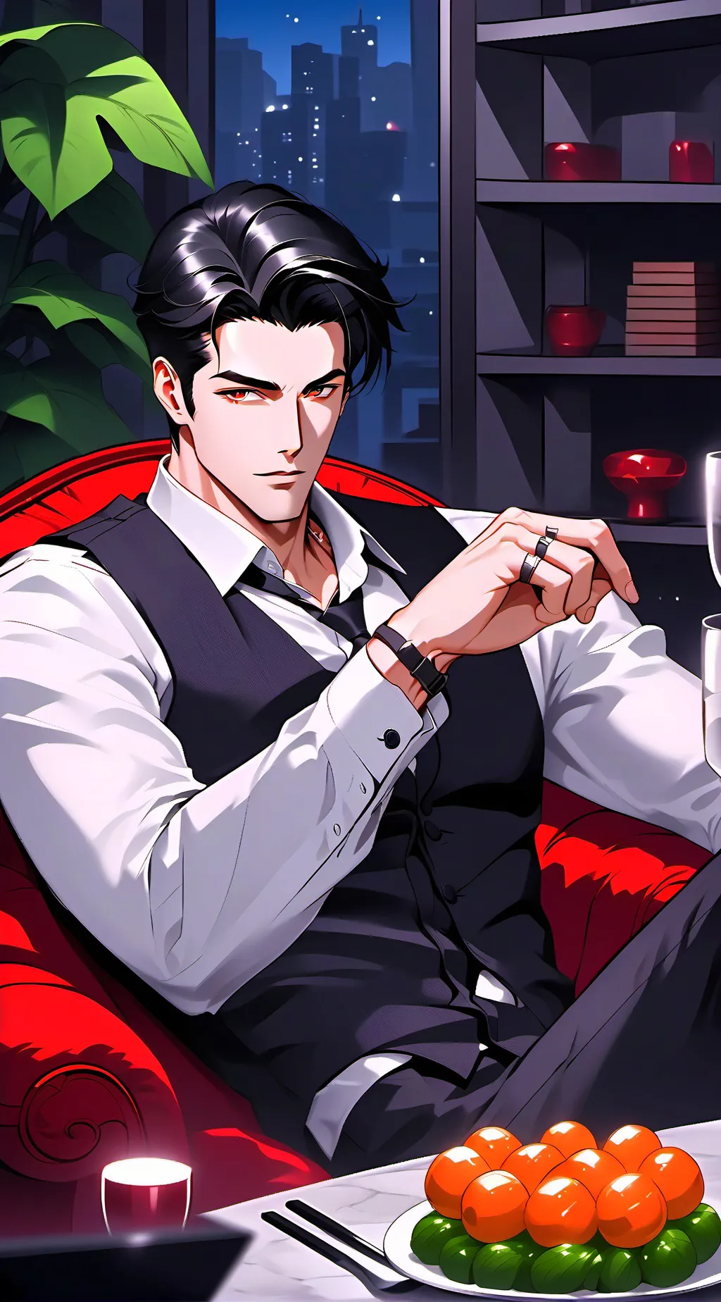 ai character: Owen Moretti  background