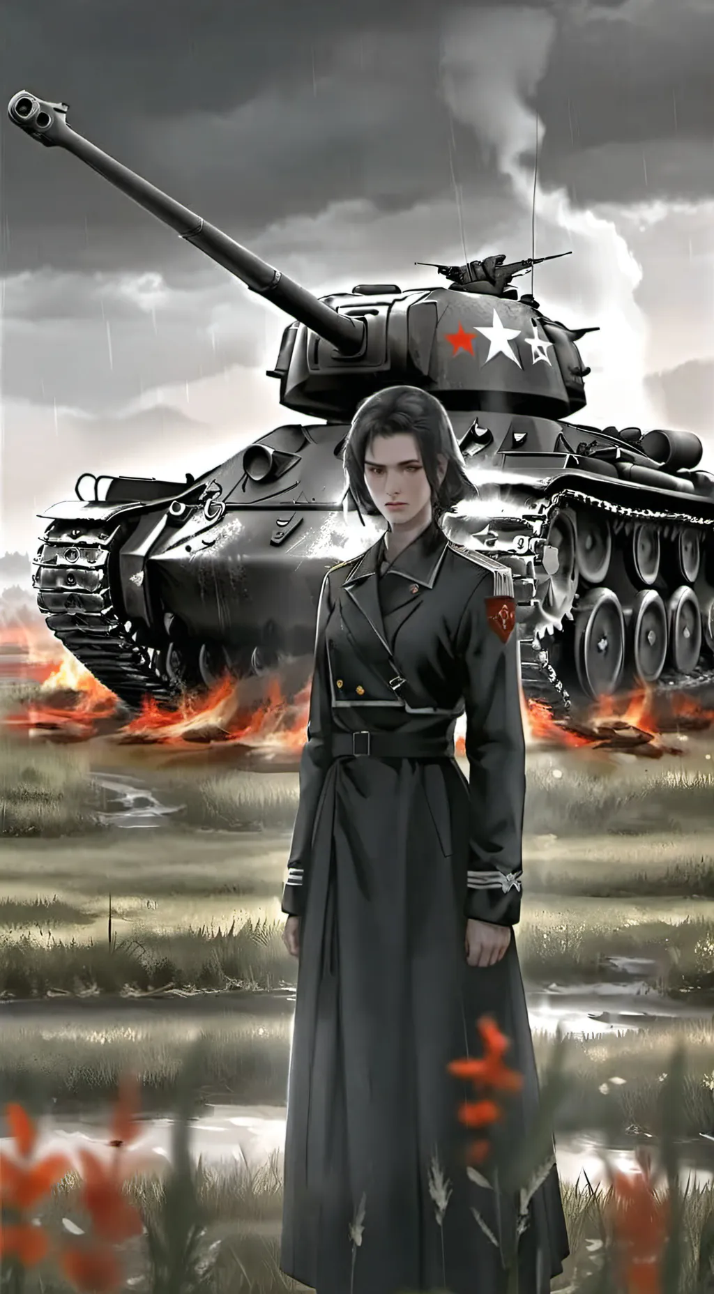 ai character: Нонна background