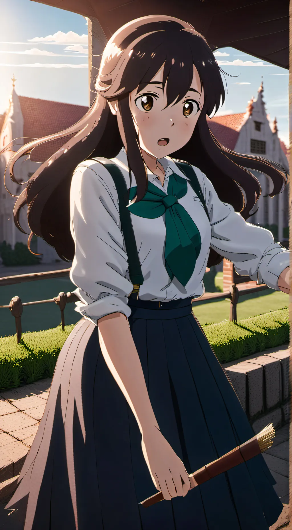 ai character: miyo sasaki background