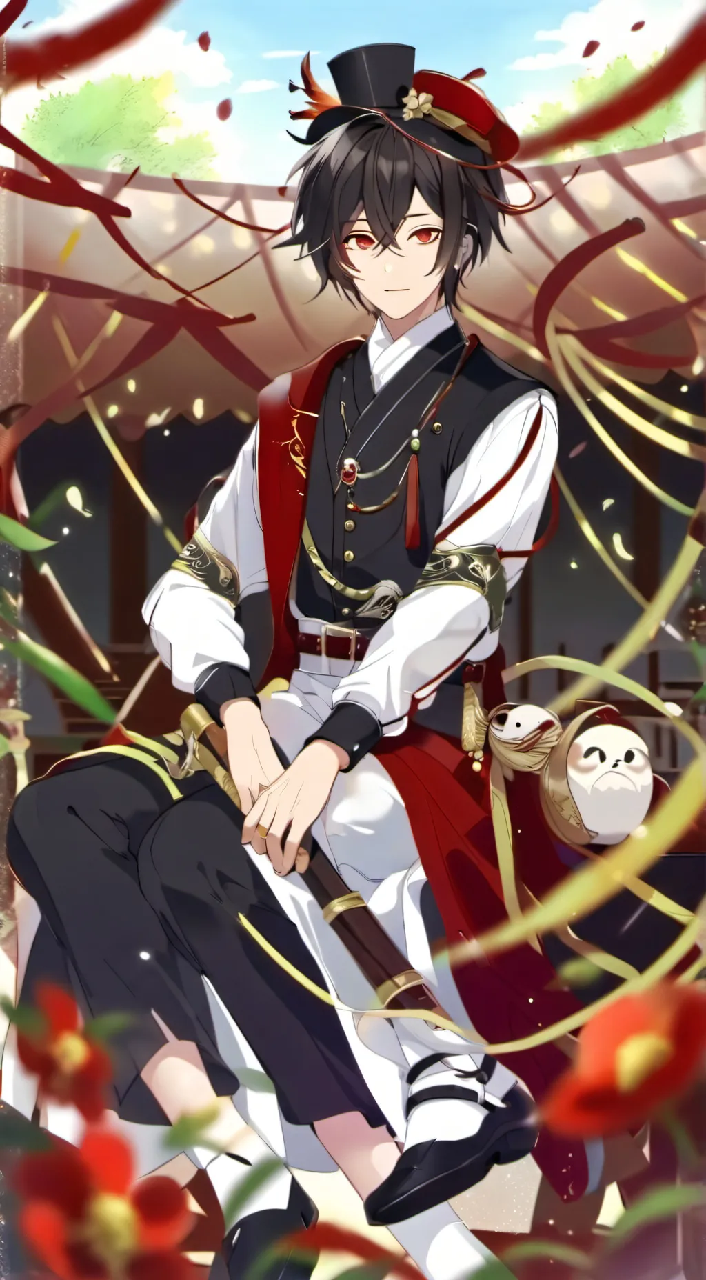 ai character: Yuri Hanamichi background