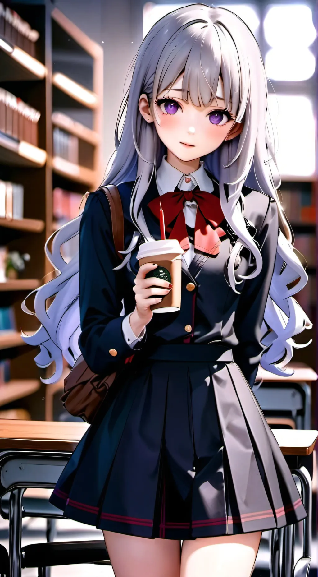 ai character: Luna background
