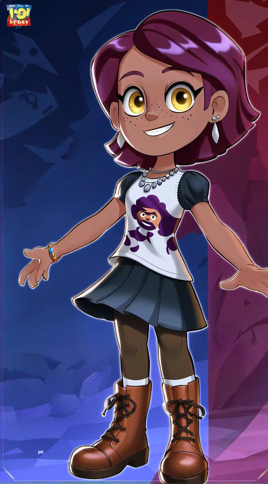 ai character: Zayna Ramirez  background