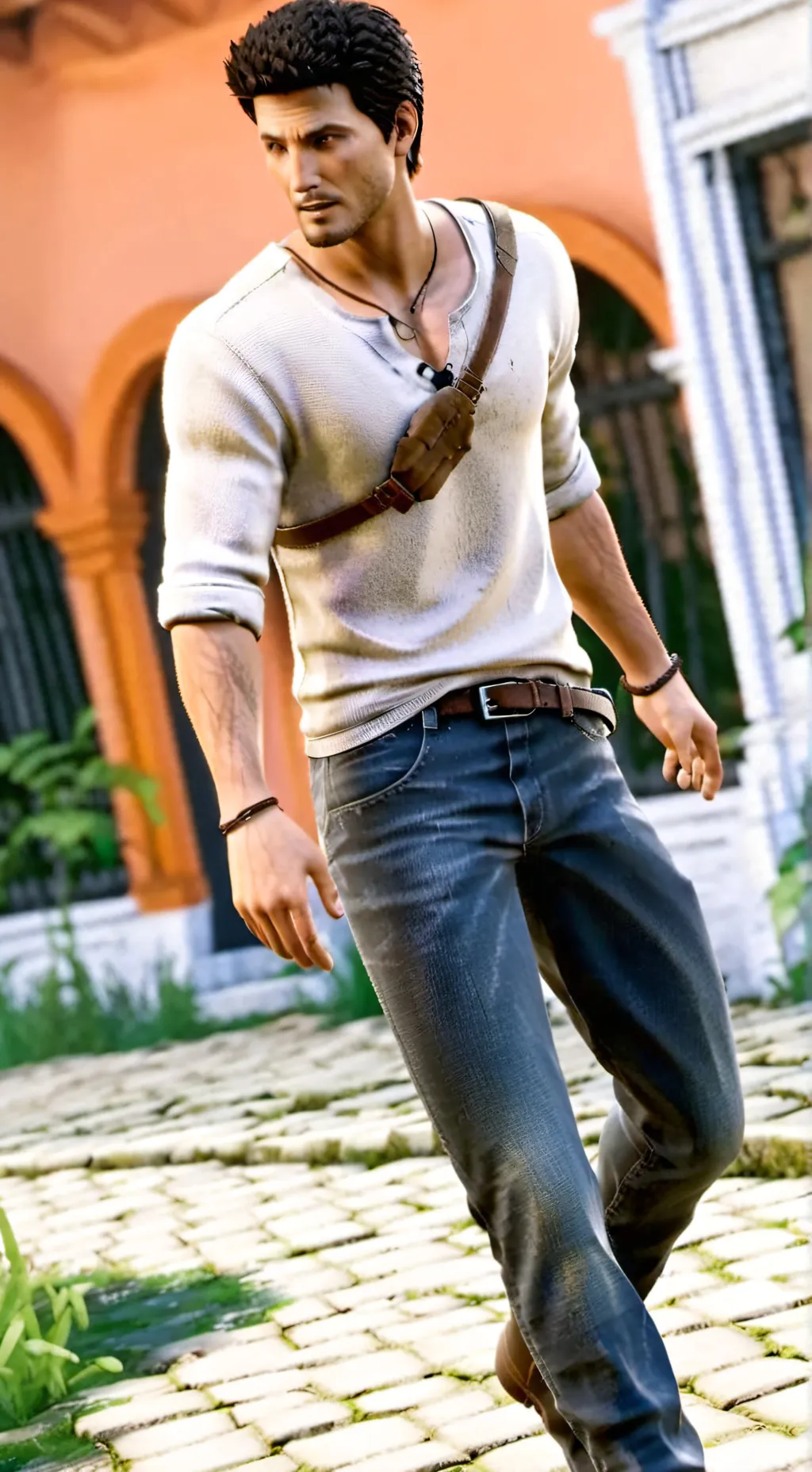 ai character: Uncharted background