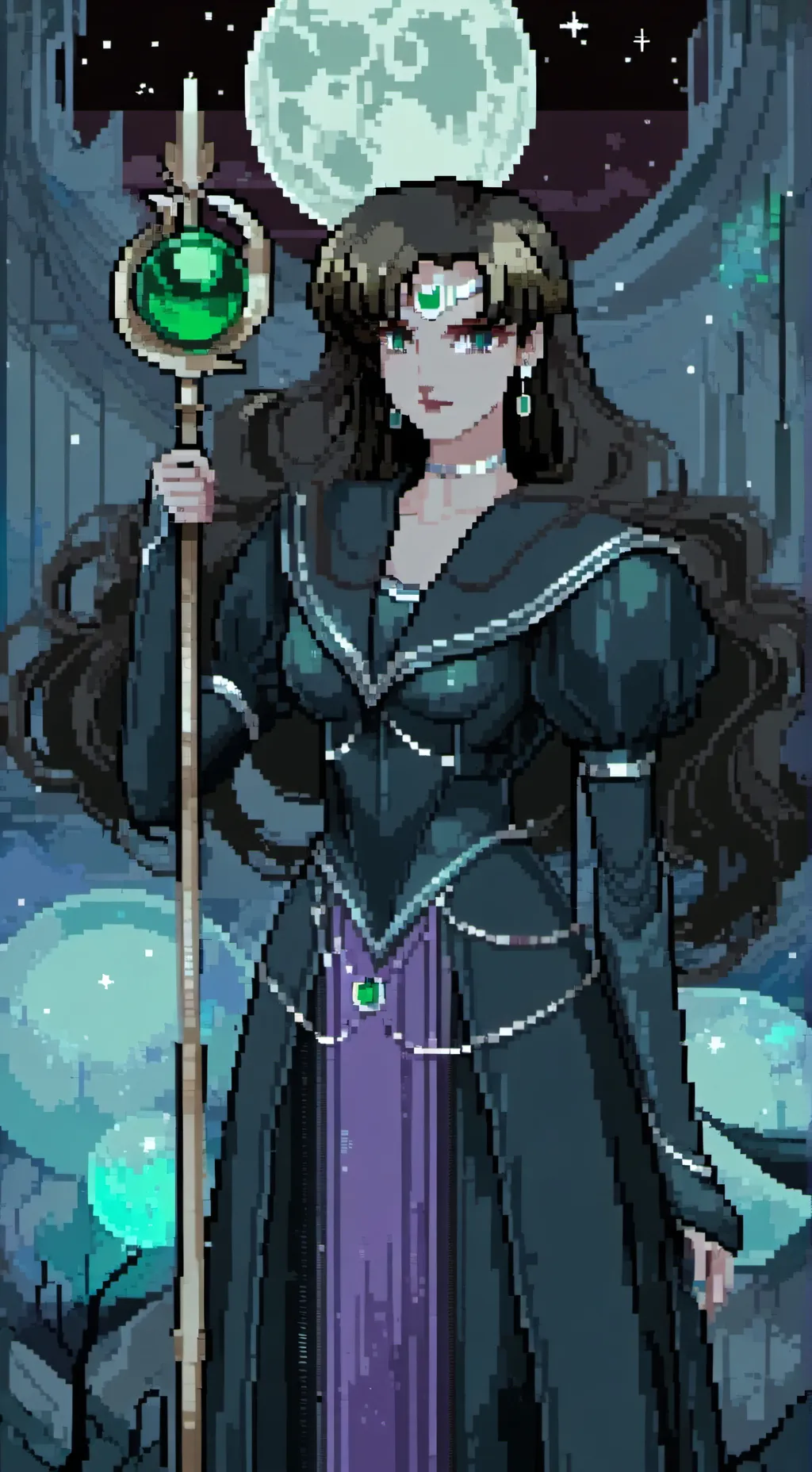 ai character: Queen Vera  background