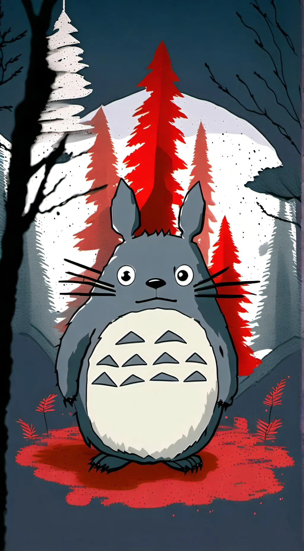 ai character: totoro background