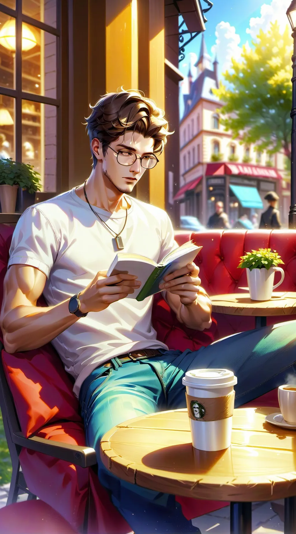 ai character: Ethan background