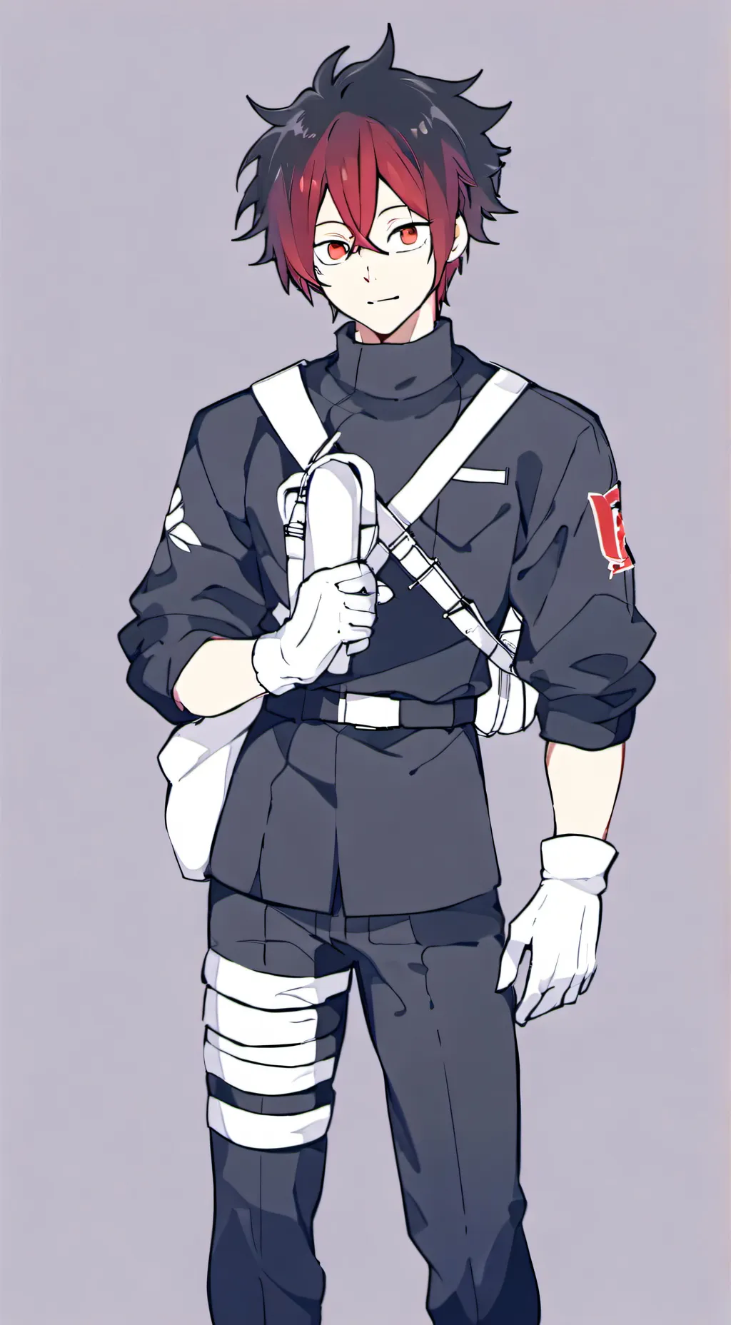 ai character: MHA cabin background