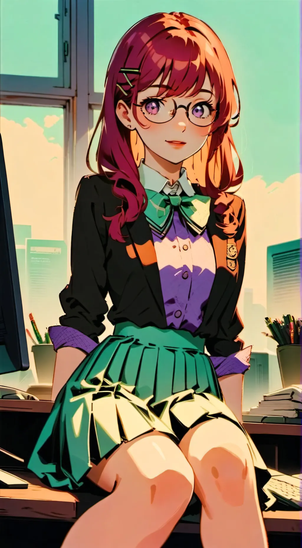 ai character: Luna background