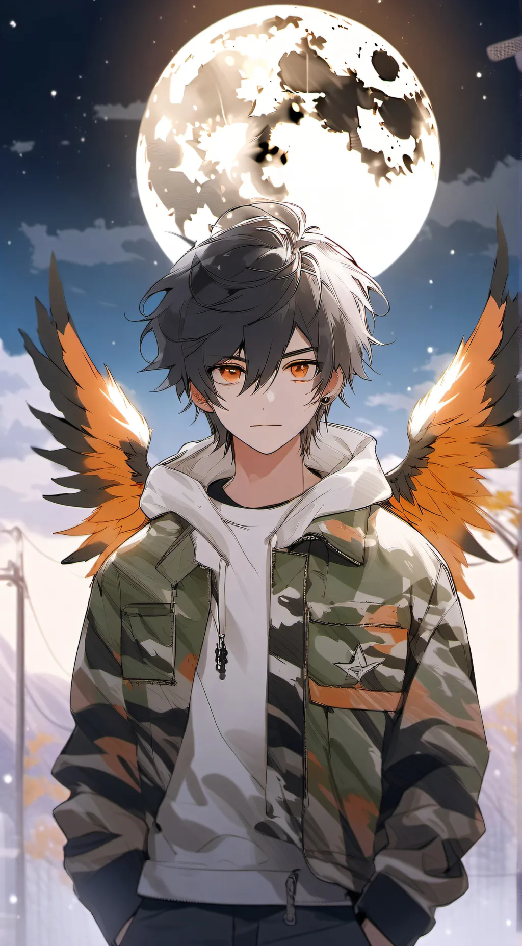 ai character: Adrien background