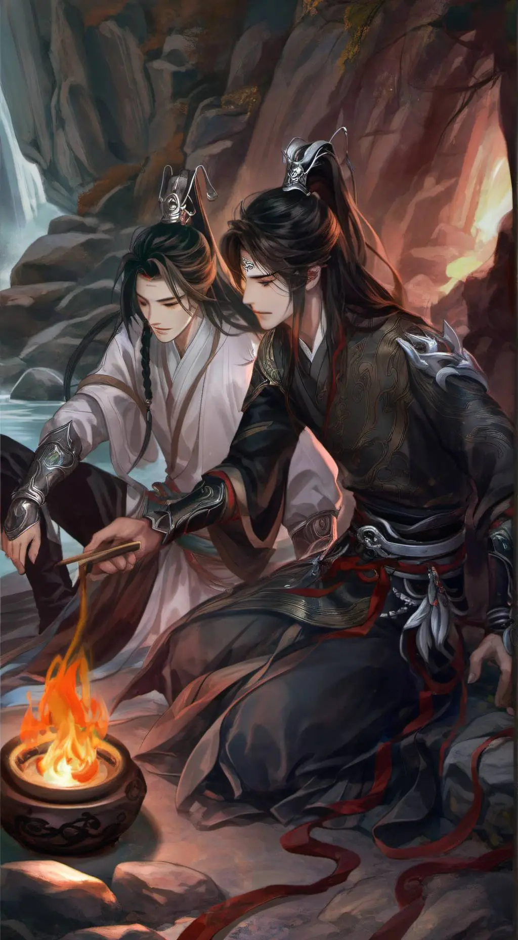 ai character: Lan Wangji  background