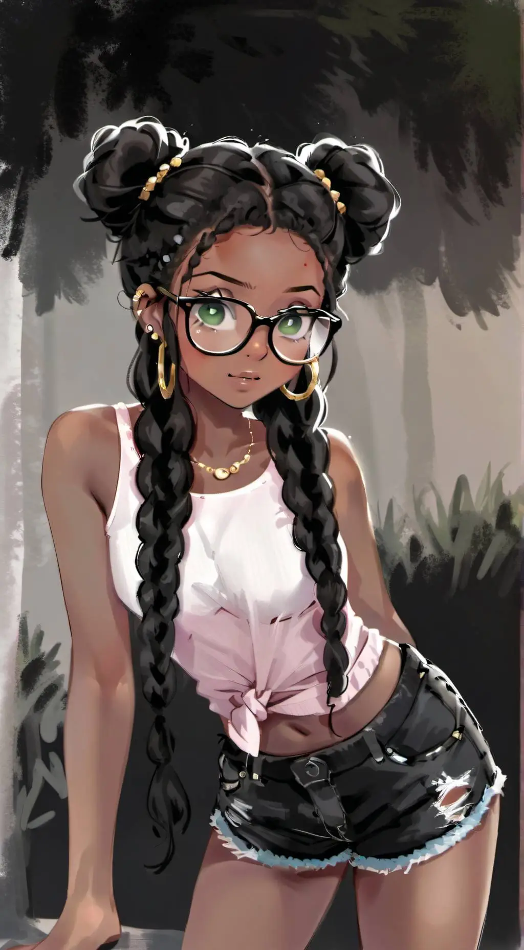 ai character: Enemies to lovers background