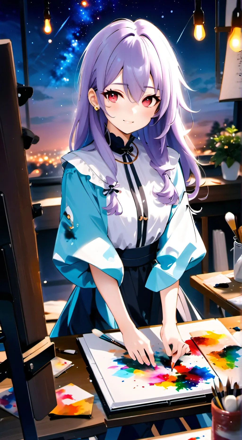 ai character: Akane background