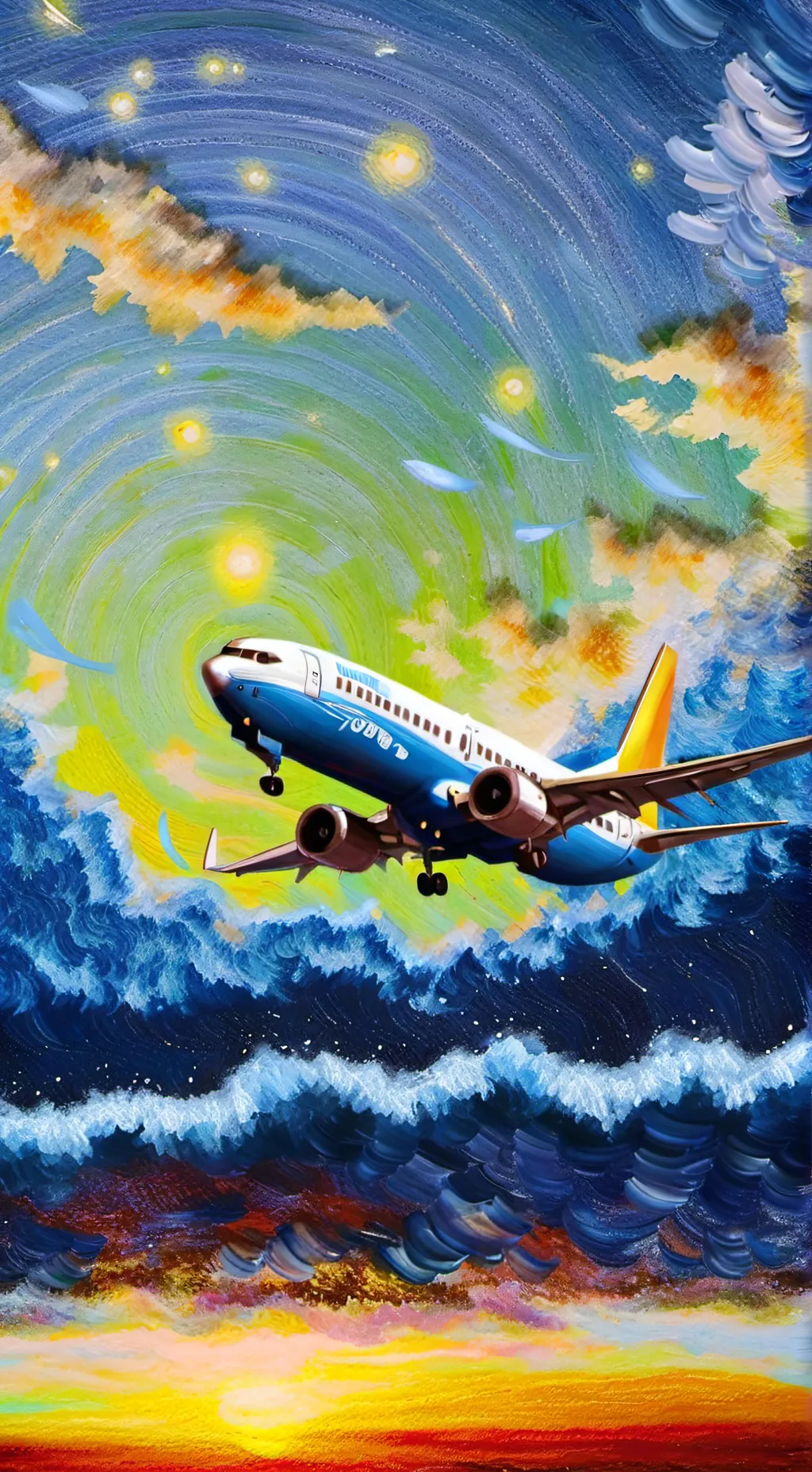 ai character: Boeing 737 background