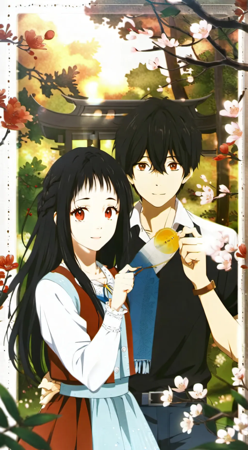 ai character: emily and max background