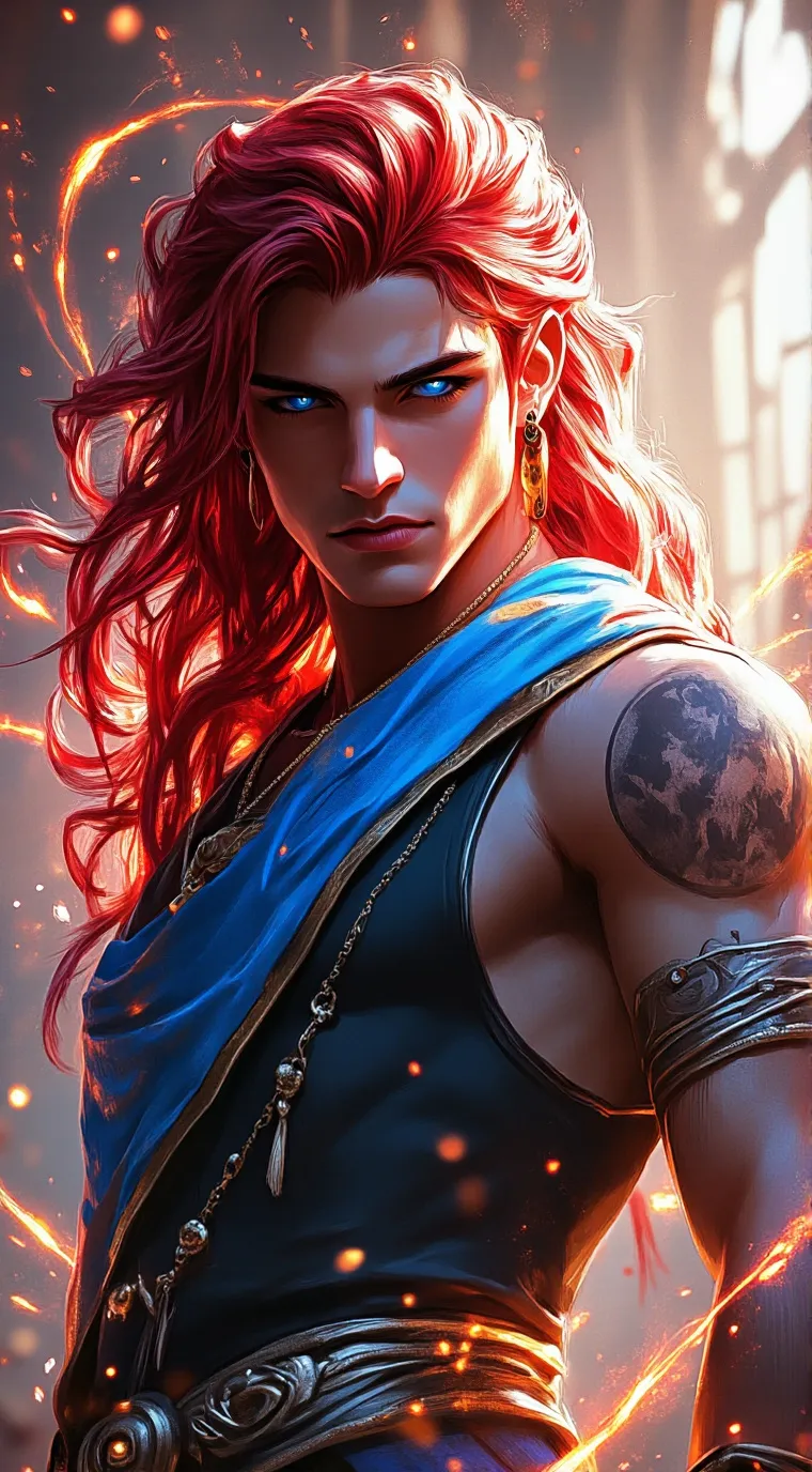 ai character: Red Death background