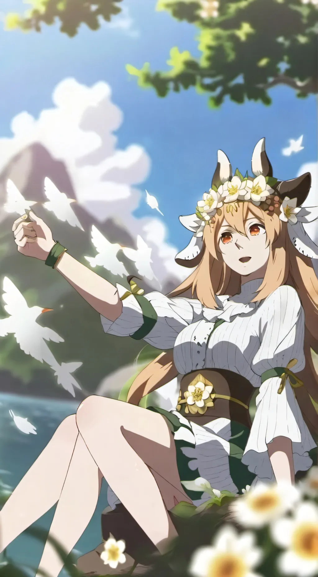 ai character: wholesome😭😭 background