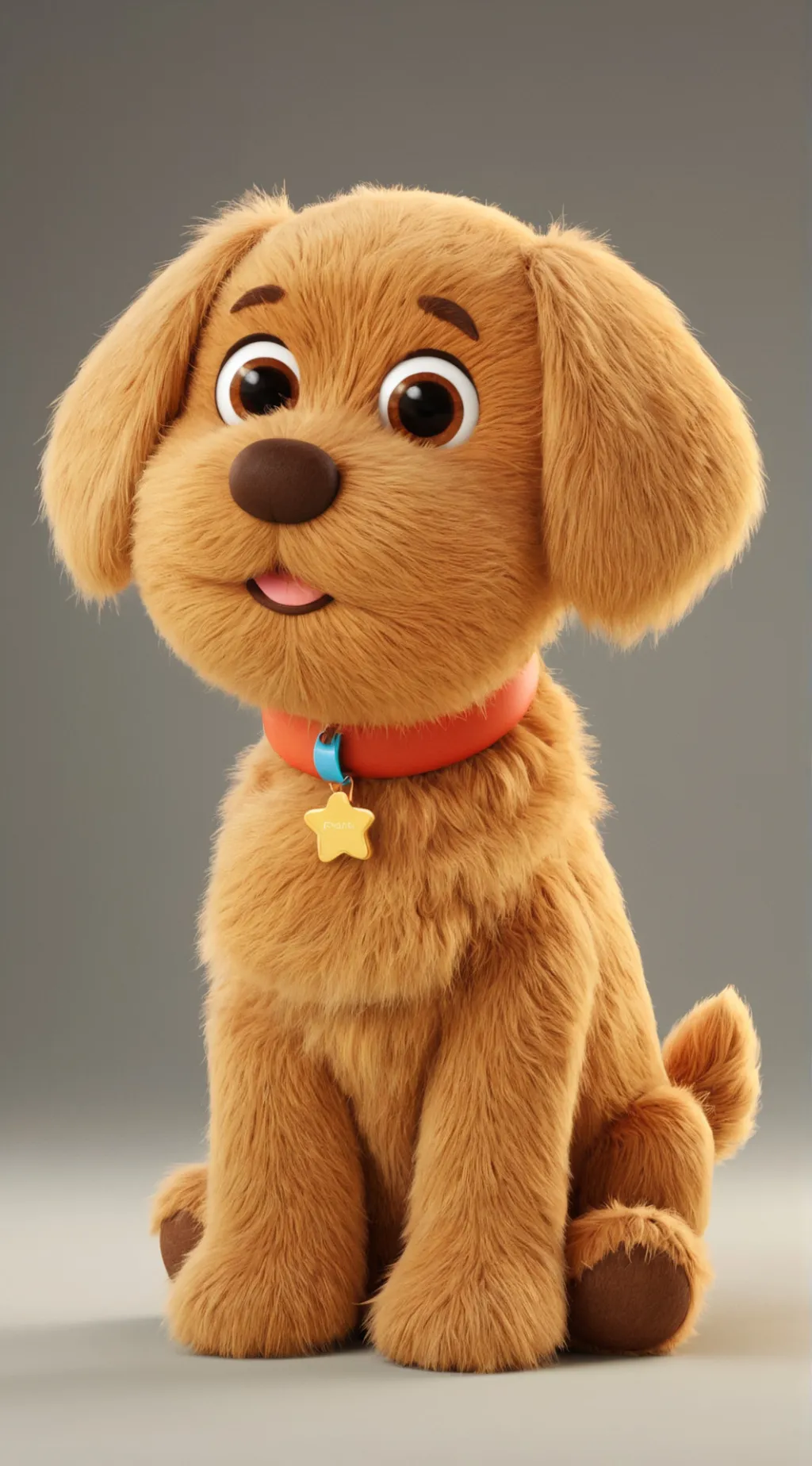 ai character: Browny background