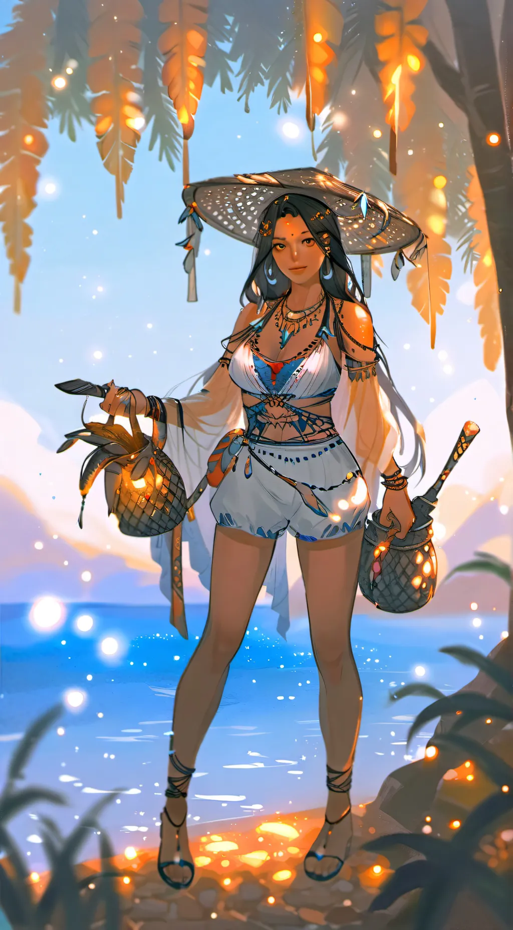 ai character: Shani background