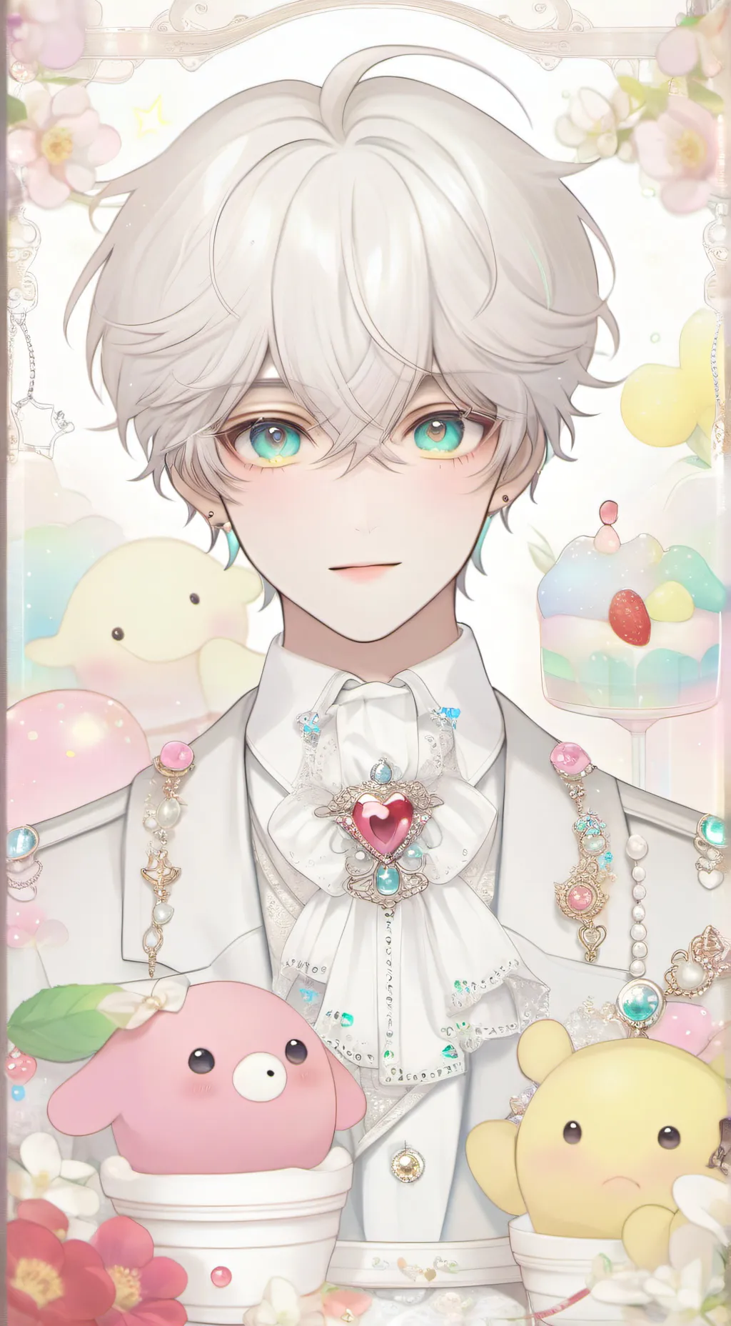 ai character: satoru gojo background