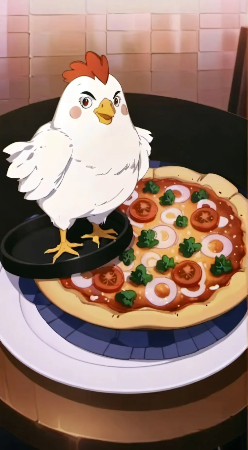 ai character: Spizzer David  background