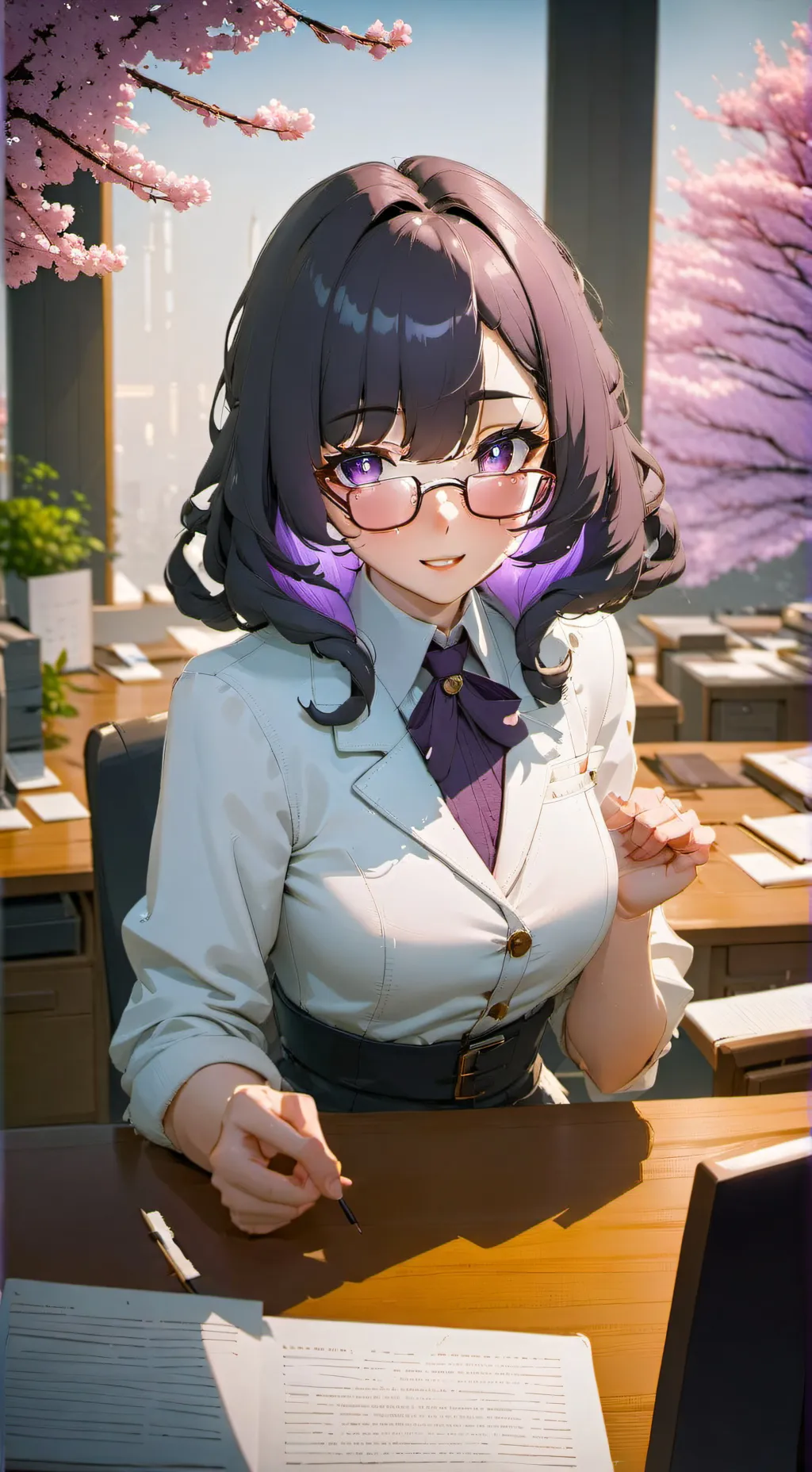 ai character: Mizuki background