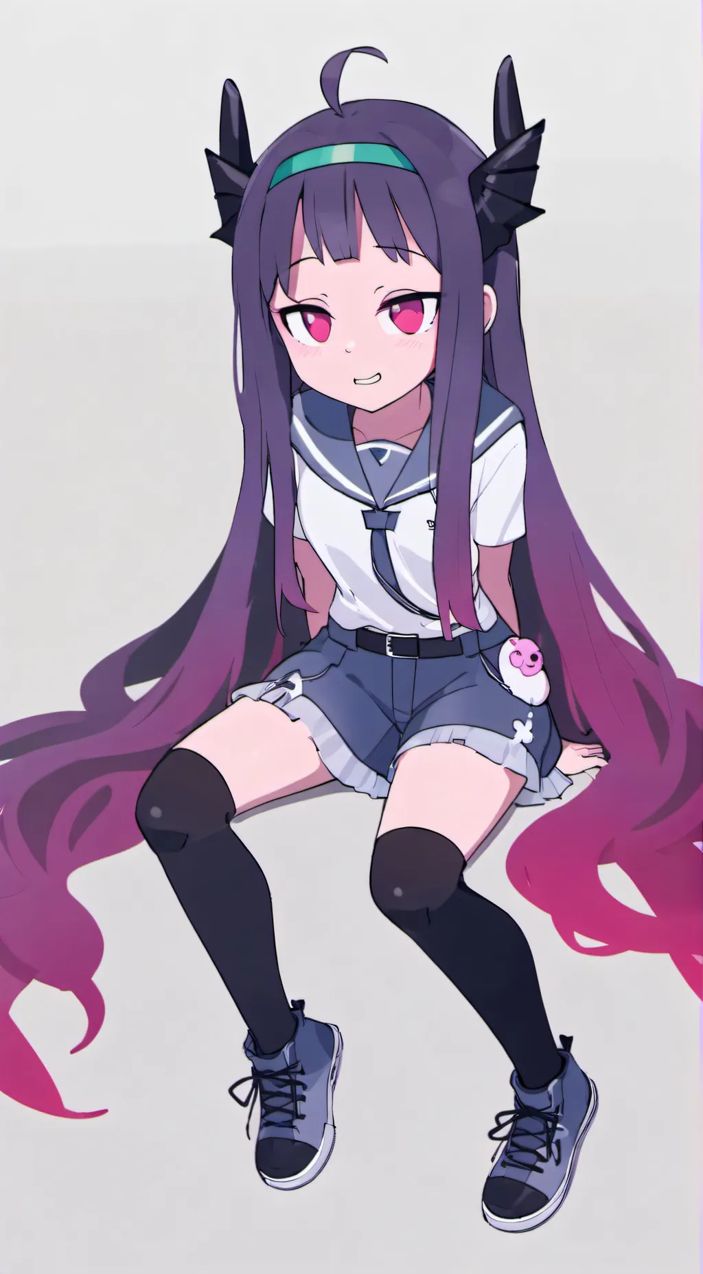 ai character: 🐲Durple girl 💜 background
