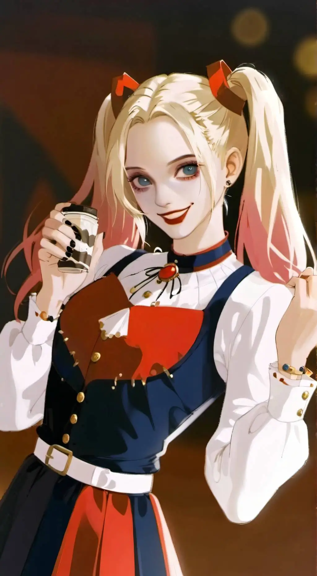 ai character: Harley Quinn background