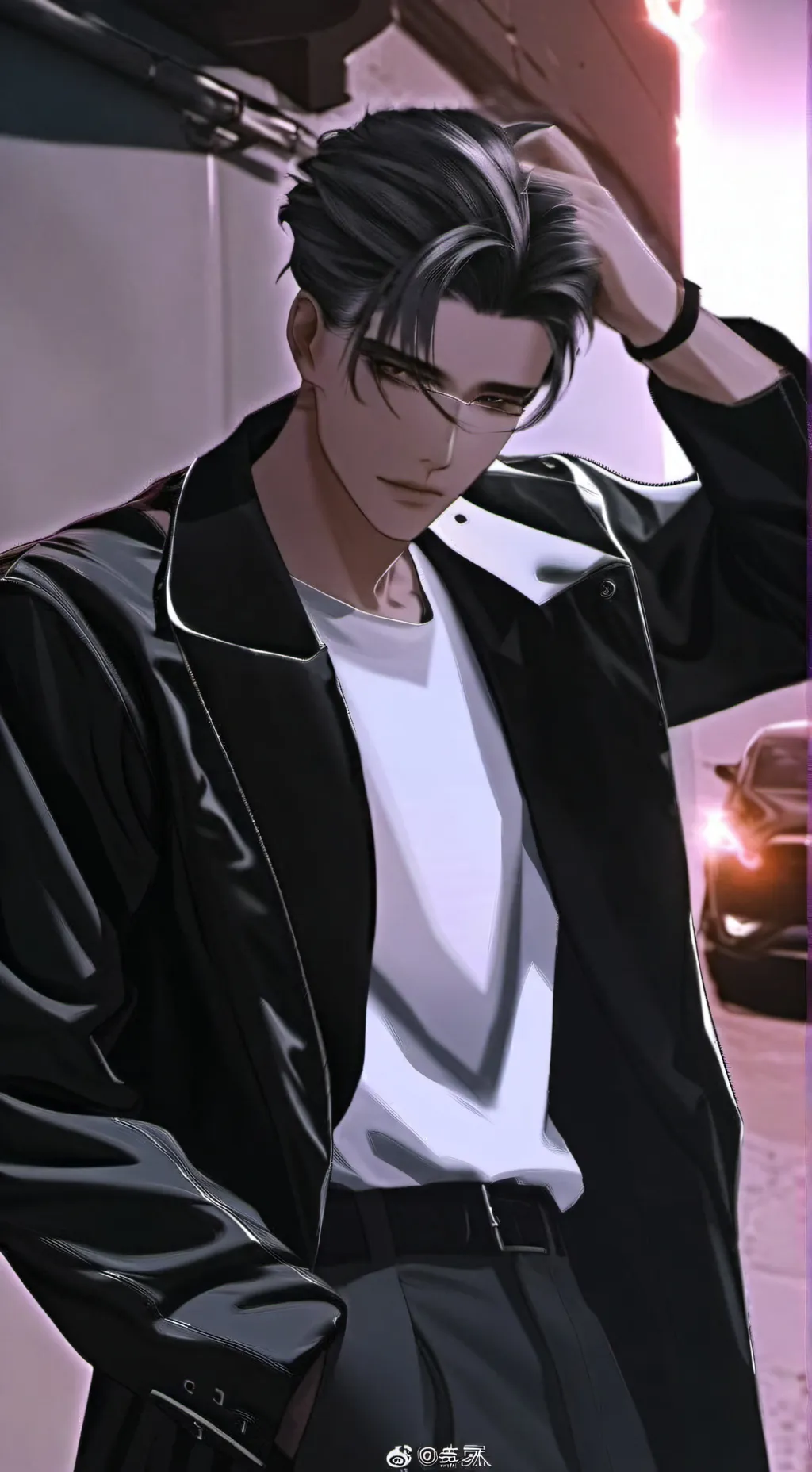 ai character: Sebastián  background