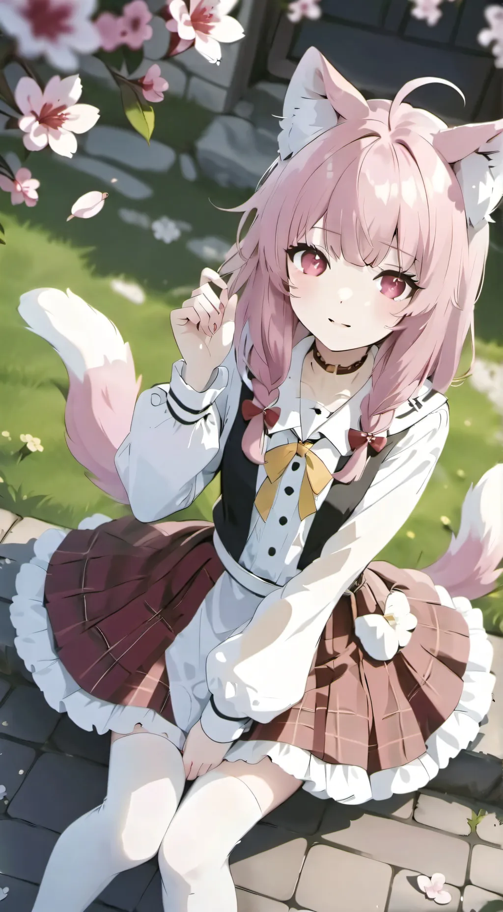 ai character: Sakura background