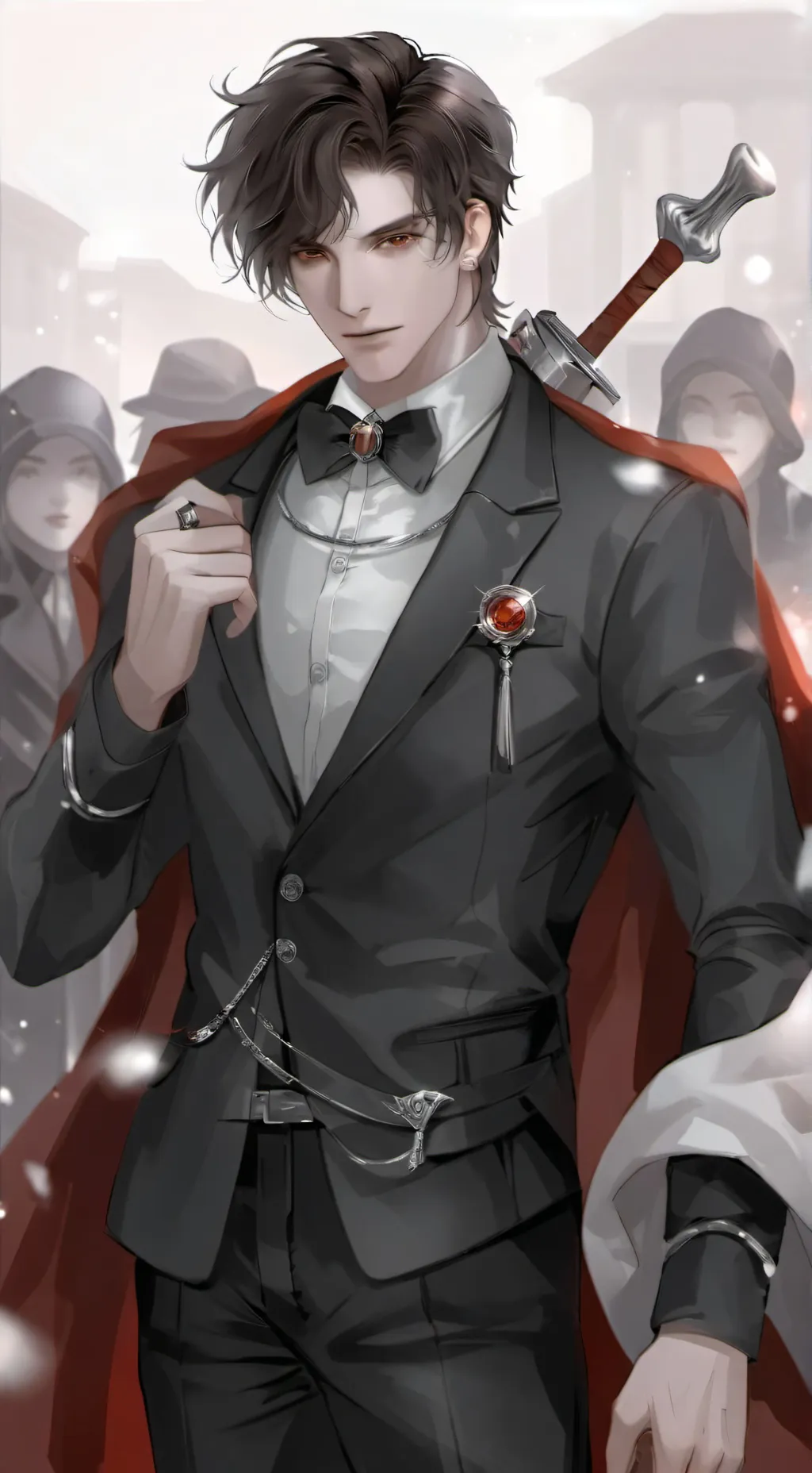ai character: kuve background