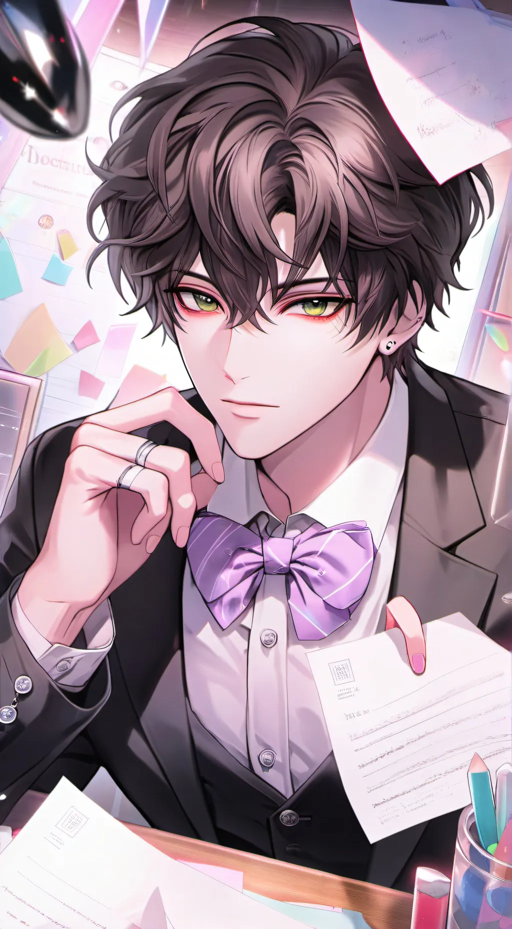ai character: Jest In The Suit background