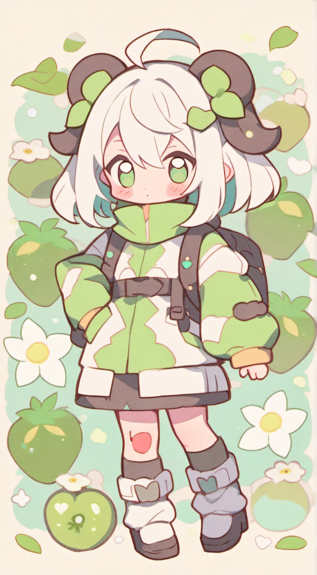 ai character: Tree background