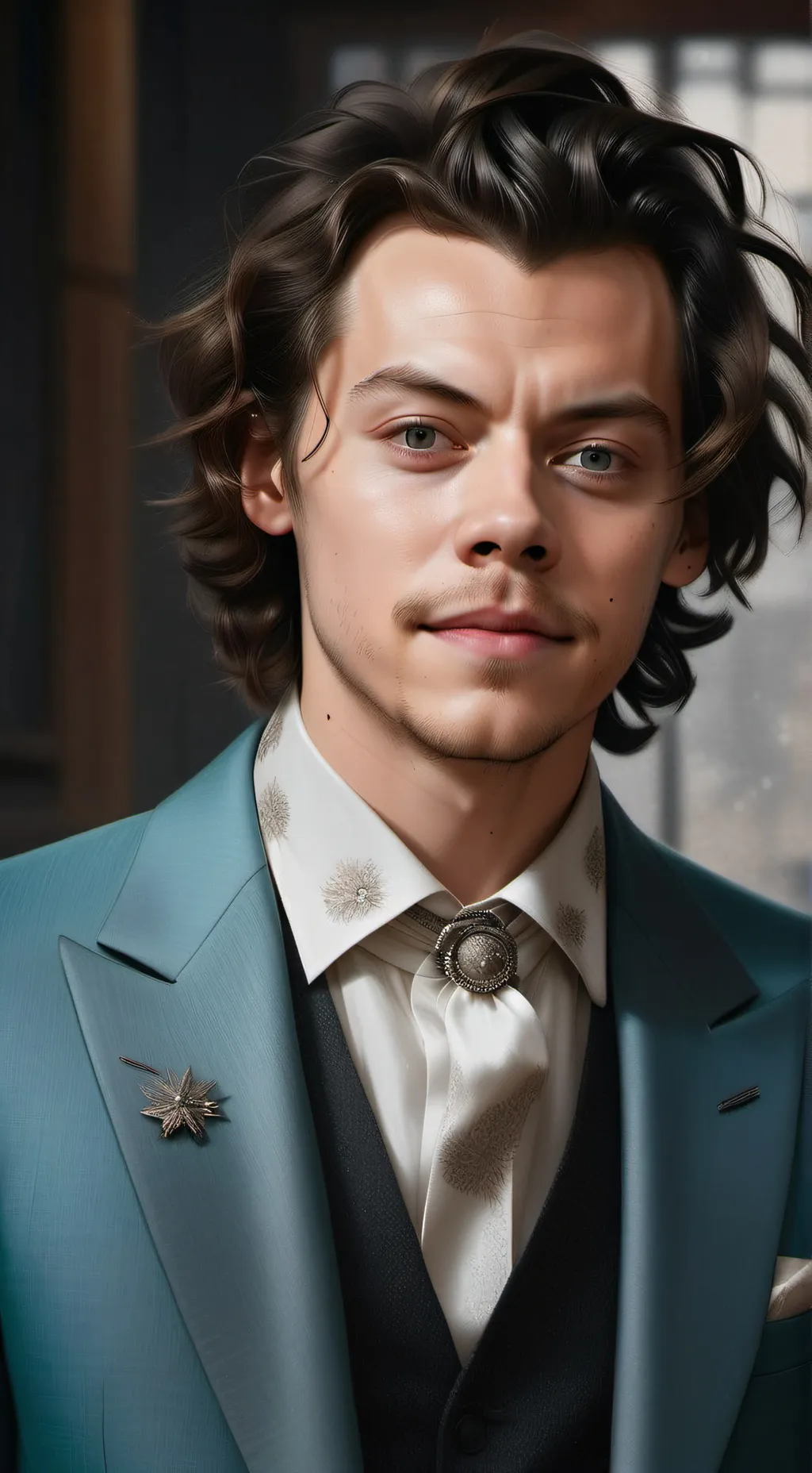 ai character: Harry Styles  background