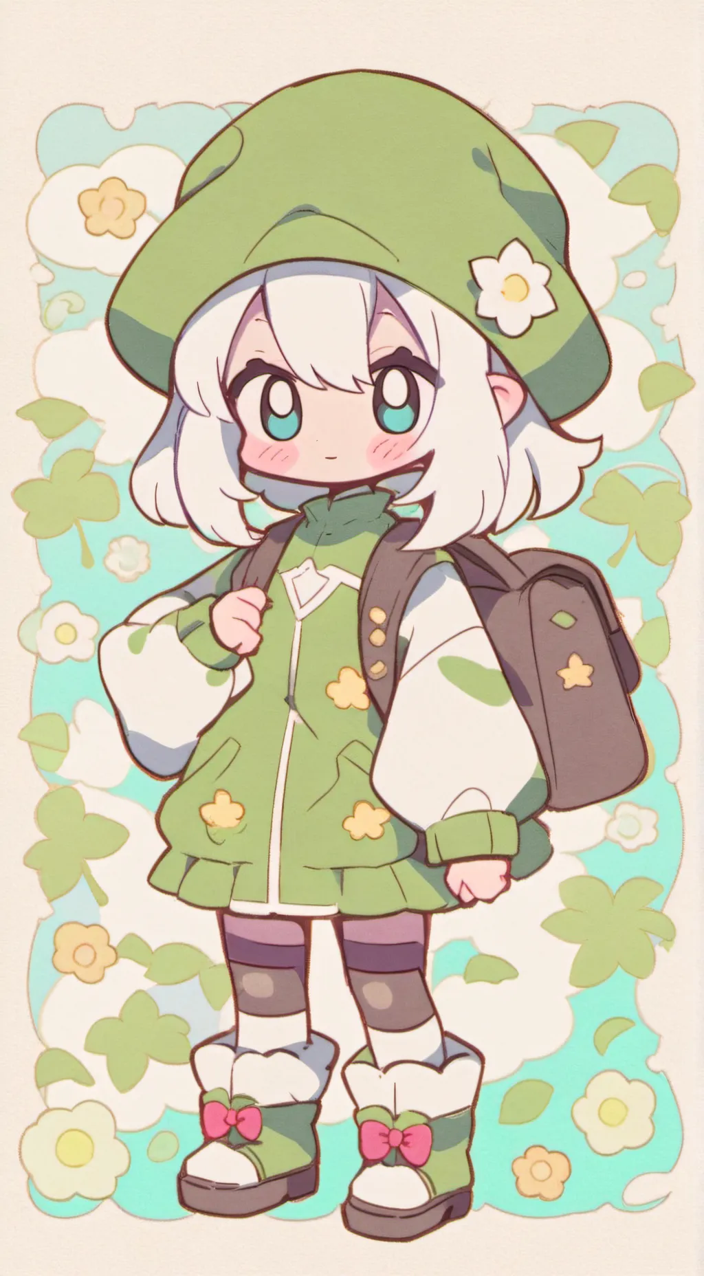 ai character: shellyvision  background