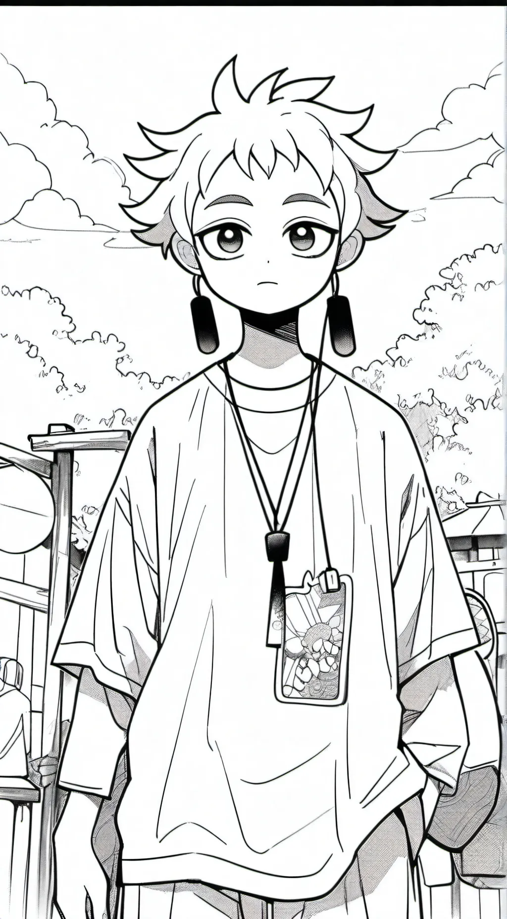 ai character: Raddy but HUMAN?! background
