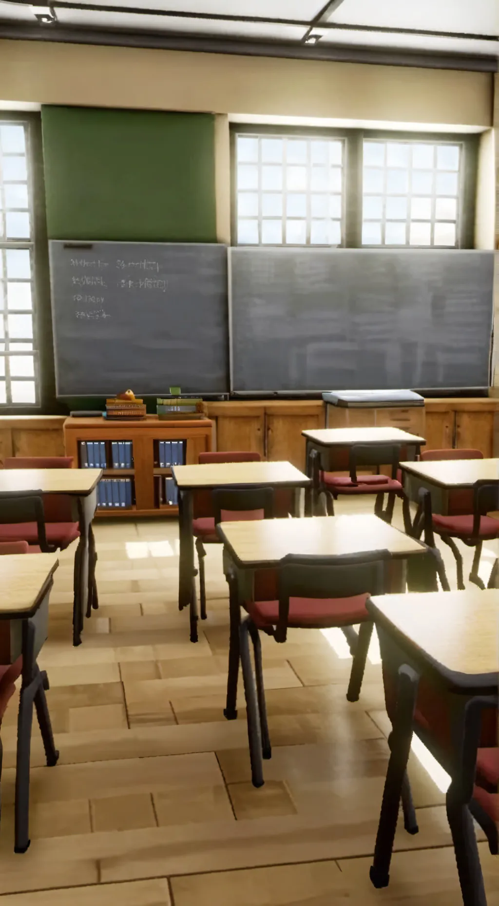 ai character: New school background
