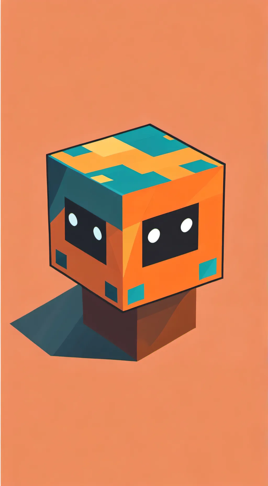 ai character: SimpliCube background