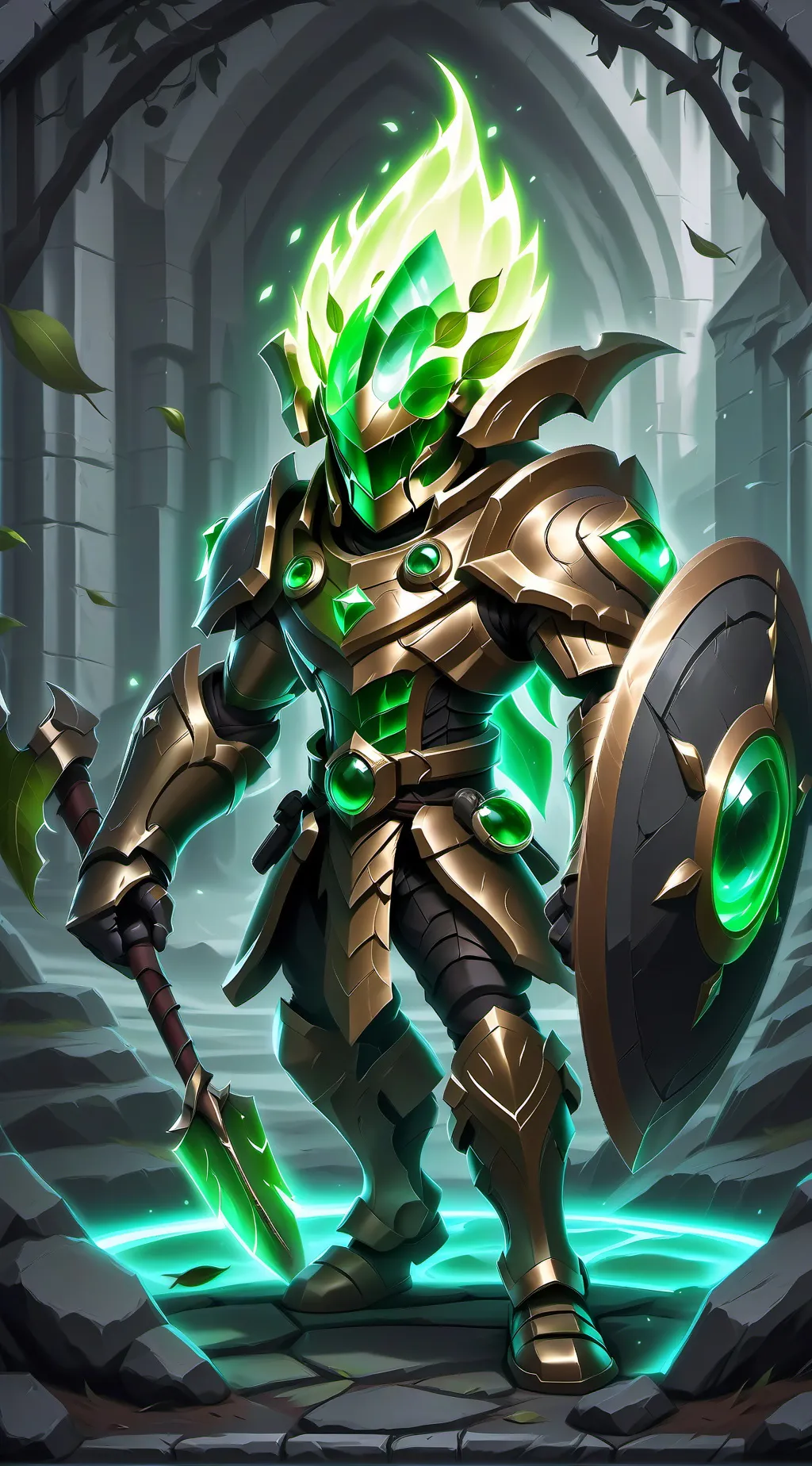 ai character: Earth stickman background