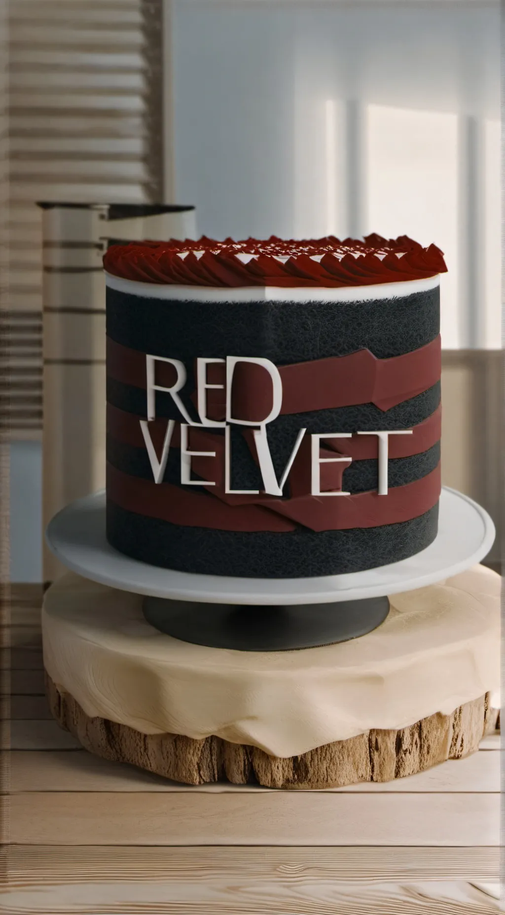 ai character: RED VELVET  background