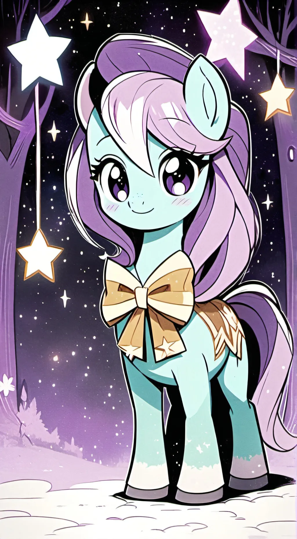 ai character: Starlight Glimmer  background