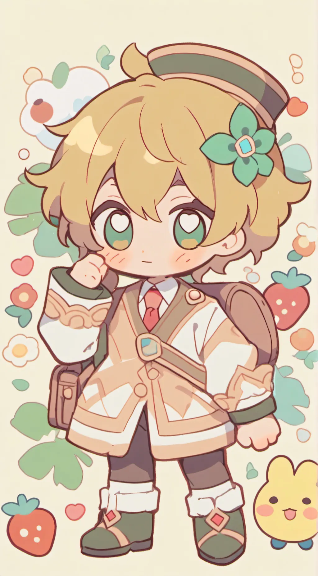 ai character: bakugo background