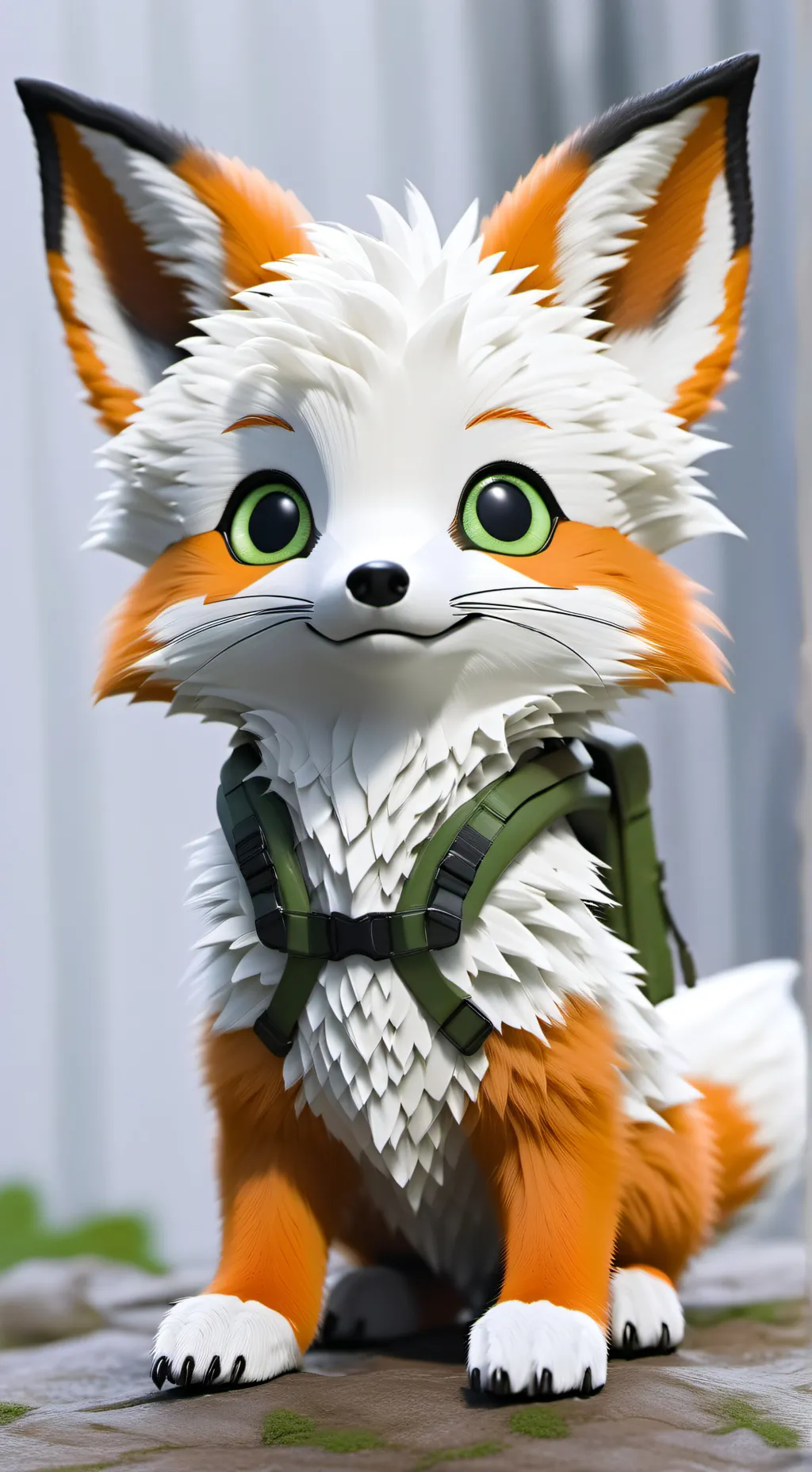 ai character: Foxxy background