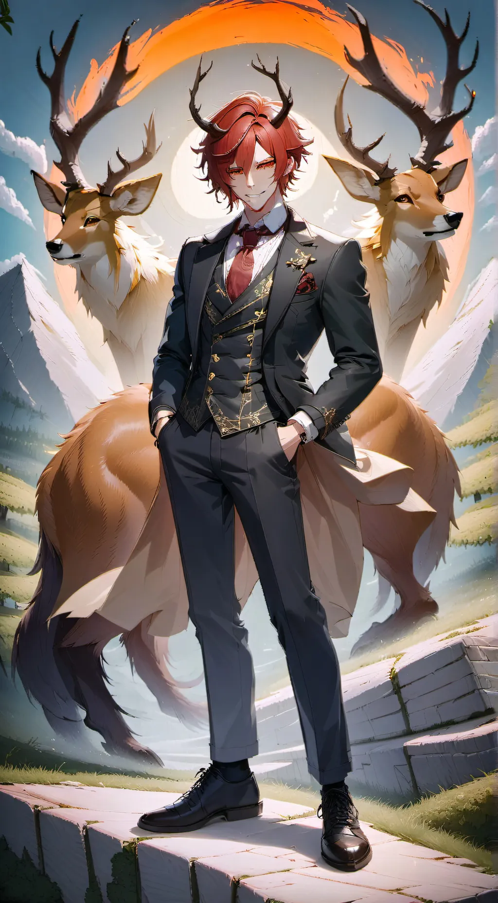 ai character: Alastor  background