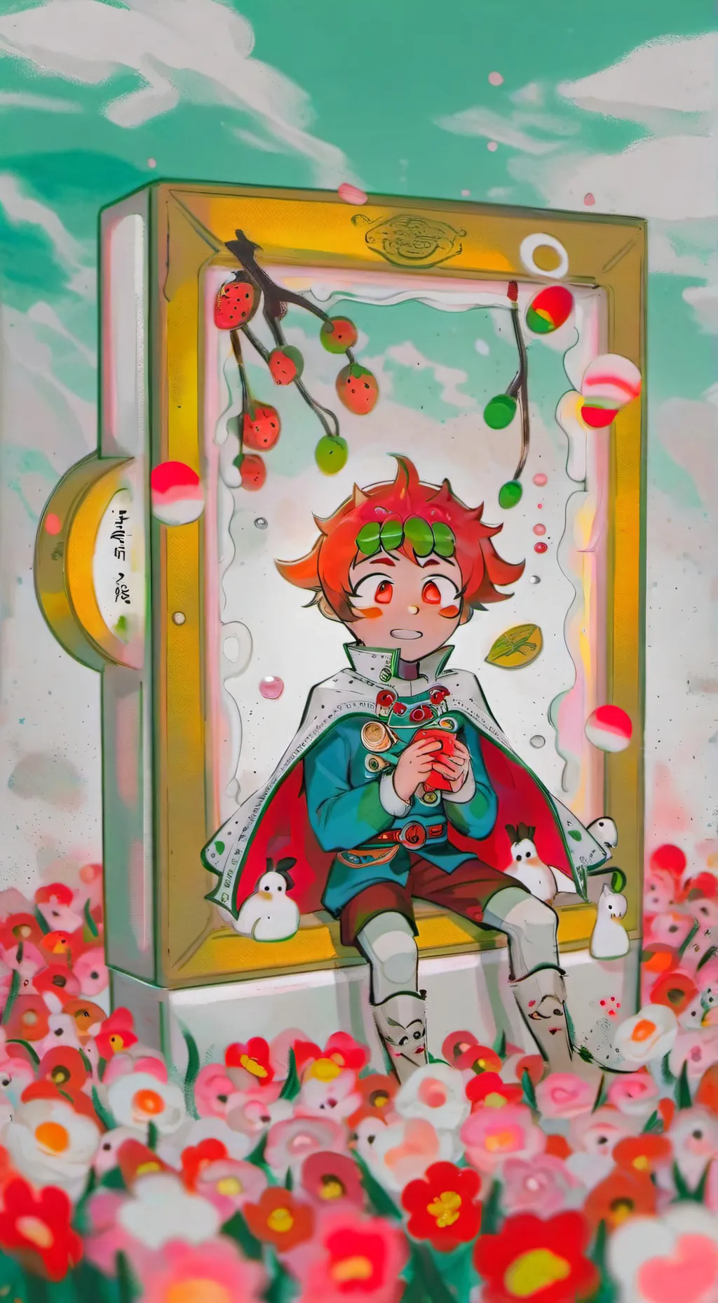 ai character: toxic sprout  background