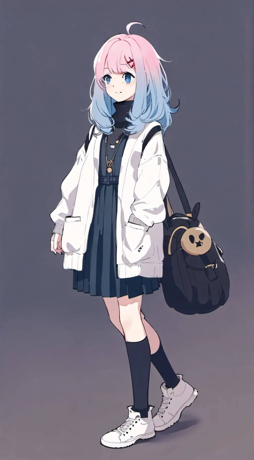 ai character: Bella the wolf background