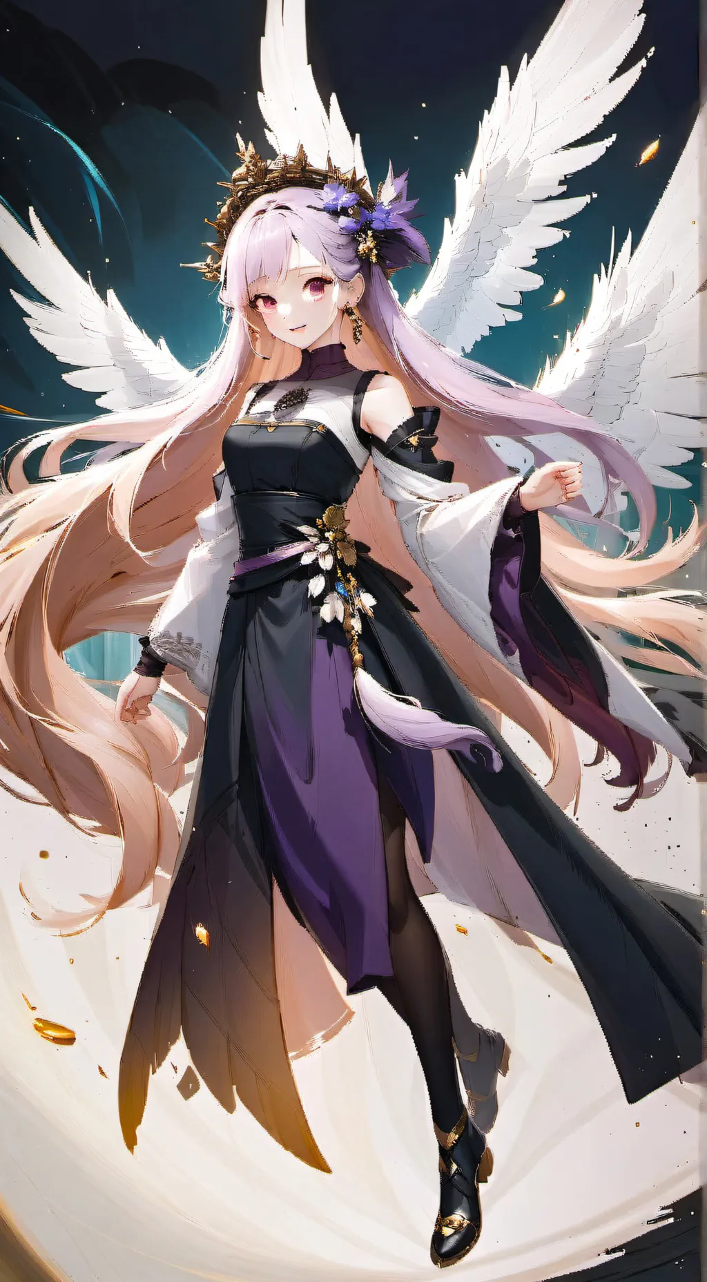 ai character: Galaxy tsams au oc background