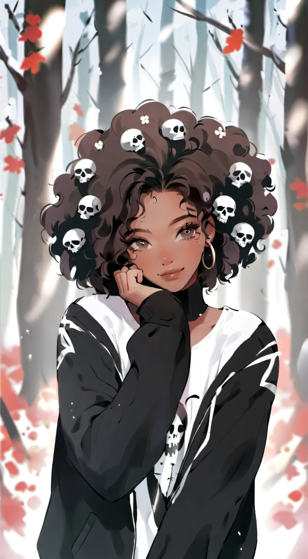 ai character: 💀Nita Keith💀 background