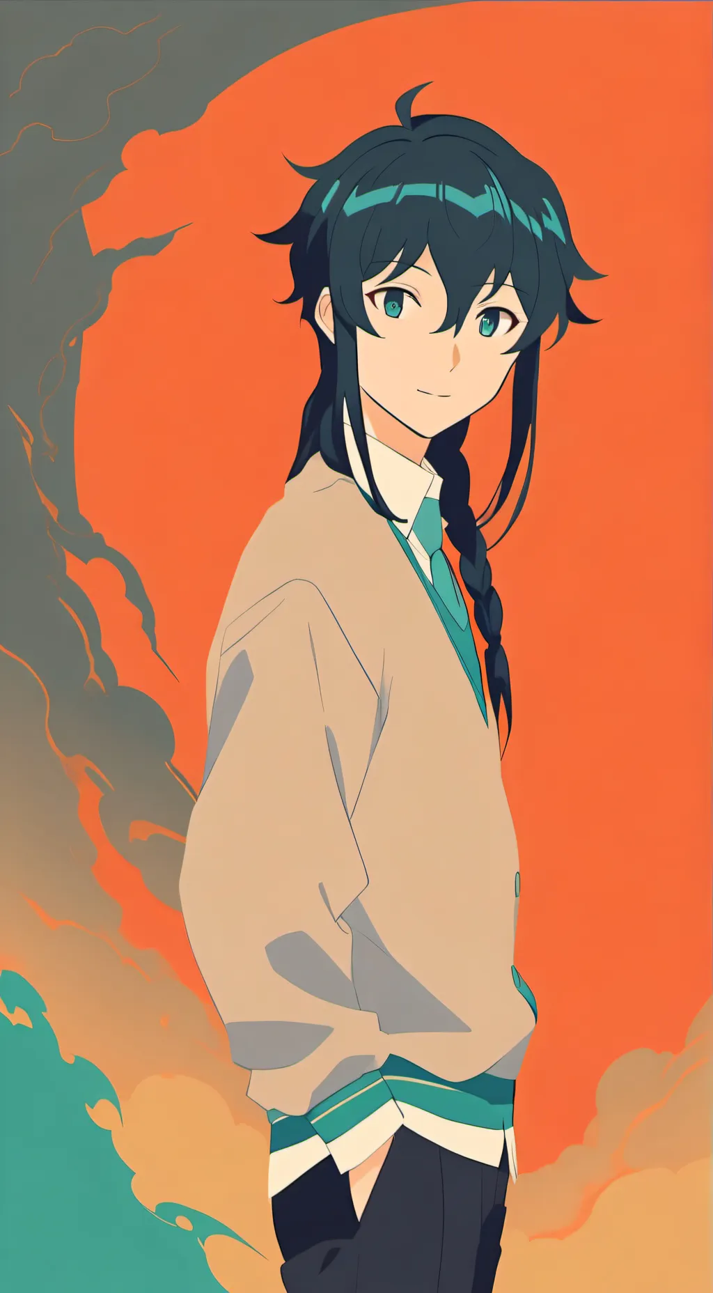ai character: Mui reincarnation background