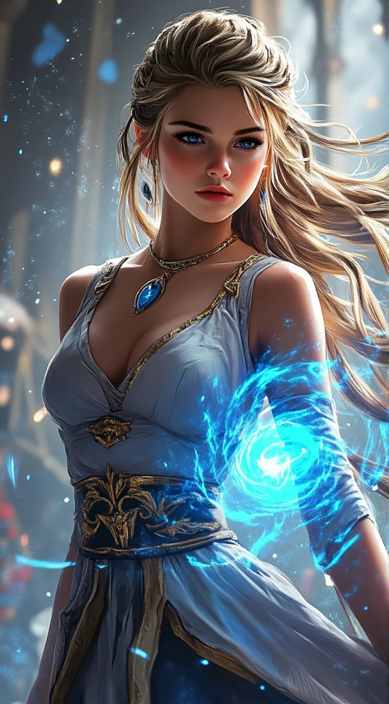 ai character: Aqua  background